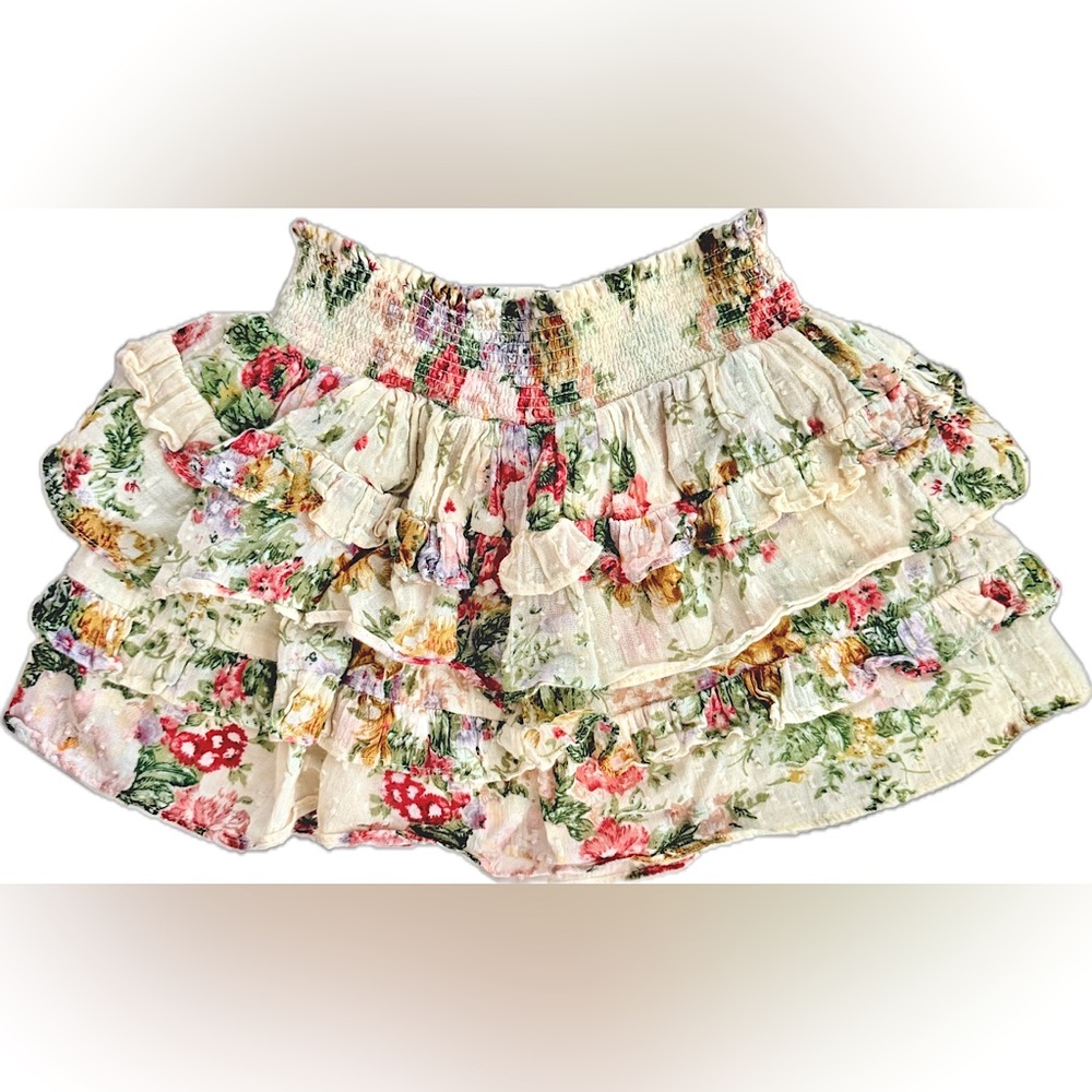 LoveShackFancy Girls Ruffle Skirt